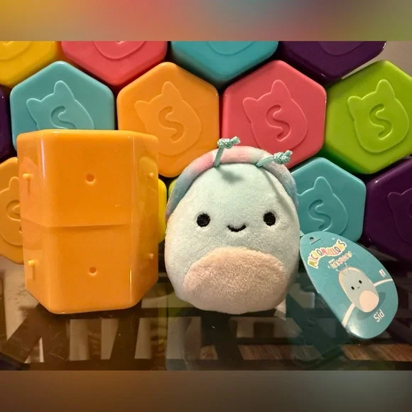 SID Squishmallows Snail Micromallows 2.5" NWT Plush- S1 - Picture 2 of 3